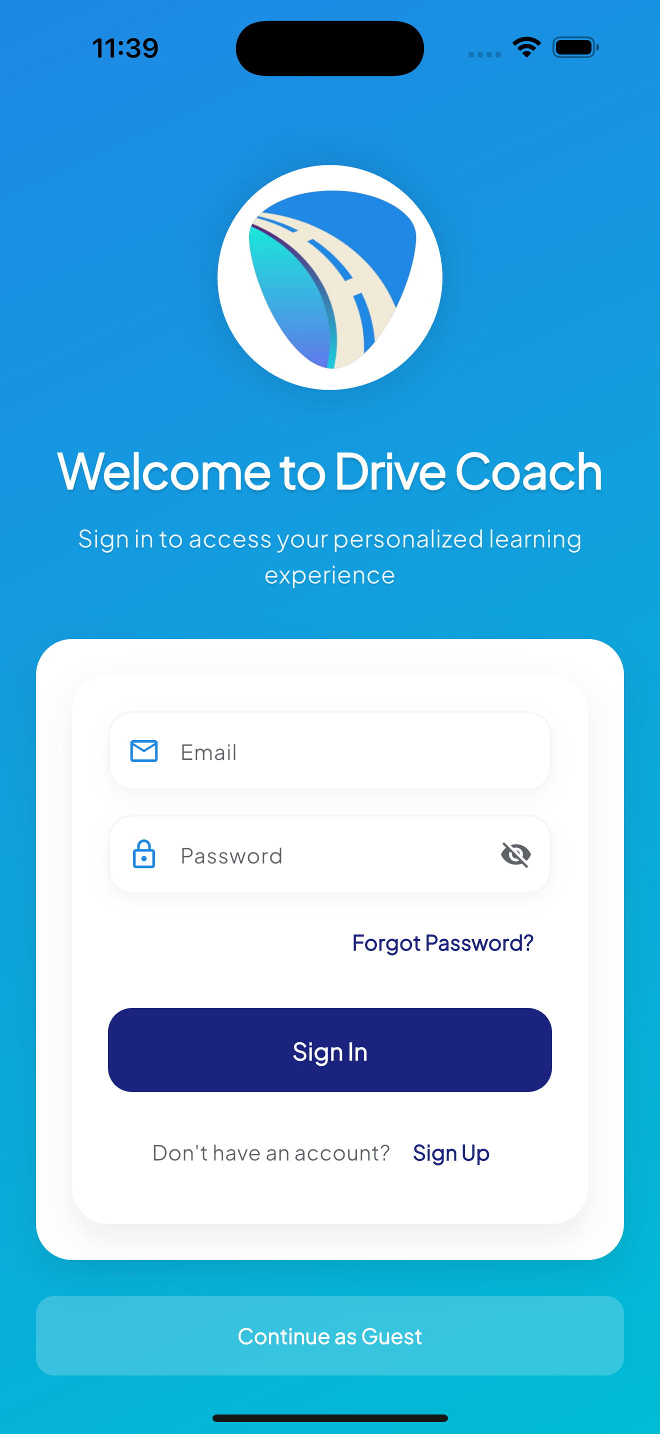 Drive Coach App Preview